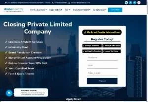 Screenshot of Assistance with Closing a Private Limited Company in India