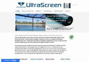 Ultra Screen - Ultra Screen is woven from a special polycore 420 denier yarn which - when co-extruded with a special PVC formulation -provides a far stronger and more durable screen that will withstand the elements far better than traditional fiberglass mesh. It even has special anti-fungal additives that protect it against mildew growth. Timing: Sun - Sat 09: 00AM to 05: 00 PM