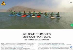 Surfcamp Sagres - Our surfcamp sagres is the best surfcamp and surf school in sagres in the Algarve in Portugal. We have two houses,  the new and the vintage. Our clients enjoy the sagres restaurants and the night bars.