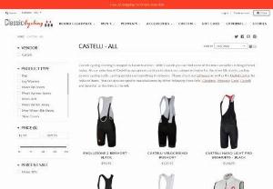 Castelli Brand Summer Clearance in Cycling Apparel - Shop Castelli Summer Clearance & Closeout at Classic Cycling We offers Summer Clearance on All kind of Cycling Apparels for your Bike Ride.