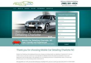 Mobile Car Detailing Charlotte - With Our full service of car detailing in Charlotte,  NC. Mobile Car Detailing Charlotte will give you the interior and exterior car wash service and we will save your money. After reviewing other car detailing companies in the Charlotte,  NC area,  we have adjusted our prices are the most competitive in the market for the services we offer. Timing: Mon - Fri 09: 00 am to 08: 00 pm,  Sat-Sun Closed