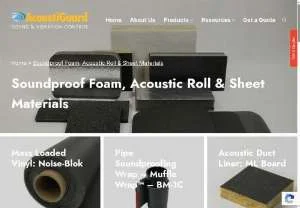 Screenshot of AcoustiGuard Sound Transfer Solutions