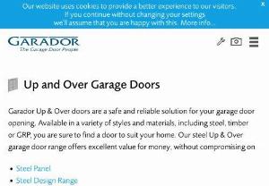 Up and Over Garage Doors from Garador Ltd - Garador provides a full range of Steel,  PVC,  Timber and GRP Up & Over garage doors. Available in a wide selection of door styles,  colours and finishes.