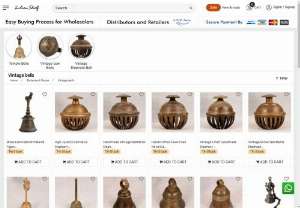 Vintage bells india | Online Vintage Bells | Buy Vintage Bell Online - The vintage bell made of bell metal which is an alloy made by adding copper or tin to brass Each bell has a distinct sound that is very pleasant to the ears and also used as a rare collectable or a showpiece.