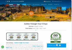 4 Nights 5 Days Golden Triangle Tour - Delhi Agra Trip Offering Golden Triangle Tour 5 Days,  Delhi Agra Jaipur Tour 5 Days,  Golden Triangle Tour 4 Nights With Exclusive Private Car & Heritage Hotel With Our Best Price & Services.
