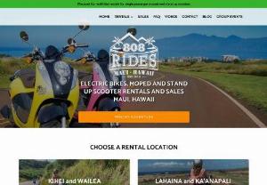 808 Mopeds - Maui\'s #1 moped and scooter shop offering rentals,  sales and Maui\'s only moped guided tours! Come experience Maui on two wheels and witness true,  Cruizin\' With Aloha!