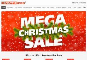Scooters | Scooters For Sale | Scooter.co.uk - Scooters for sale online from Direct Bikes. Large Range Of 50cc (49cc) and 125cc. Delivery of Scooters and Motorcycles direct to you at unbeatable prices.