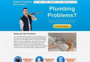 Stanley S Plumbing in Redwood City - Full service plumbing contractor in Redwood City,  servicing the southern SF Peninsula and western South Bay.