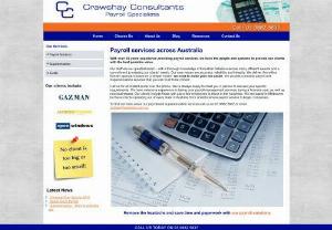 Crawshay Consultants - Offering fast and accurate payroll services in Melbourne for businesses of all sizes. Crawshay has over 30 years of industry experience,  and provides payroll solutions,  auditing and superannuation requirements to fit the needs of any company.