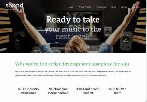 Artist Development UK - Sound Consultancy - Sound Consultancy exists to help artists to take their music to the next level,  offering artist development through music,  branding,  promotion & mentoring support.