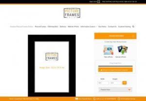 Custom Picture Frames Online - Picture Frames Online - Picture Frames Online offer an online custom picture frames online system that allows you to create stunning frames for the exact size of your artwork.