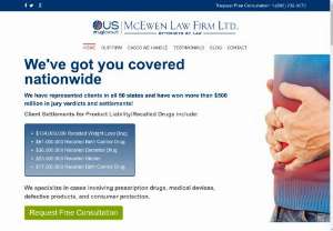 Product Liability Lawyers | Drug Lawsuit Settlements | McEwen Law Firm - Get experienced drug lawsuits and drug recall attorneys with McEwan Law Firm. Visit our site for your free consultation today.