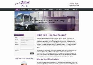 Active Bin Hire - Active Bin Hire is known for providing skip bin hire services in Melbourne. We are availing our friendly and comprehensive range of bin hire solutions for different purposes like home clean ups,  demolition site,  building site,  and landscaping and other more. Join hands with us to get quick delivery of bins to your door step.