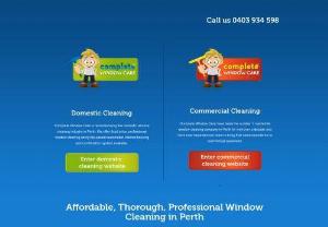 Complete Window Care - Complete Window Care is Perth\'s number 1 specialist window cleaner taking care of all kinds of window cleaning tasks in Perth Western Australia.