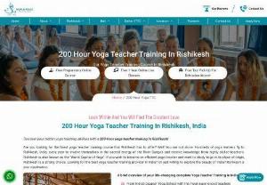 200 Hours Yoga Teacher Training in India - Experience one month of bliss and transformation in our unique 200-Hour-Yoga-Teacher-Training Program Open yourself up to the countless opportunities that only World Peace Yoga School can provide with our world renowned \