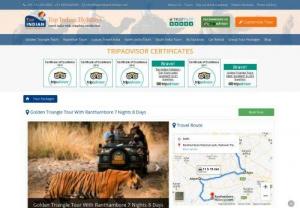 Get Affordable Ranthambore Tour Packages - Top Indian Holidays brings you the ultimate opportunity of experiencing the chills of Indian wildlife in the Golden Triangle with Ranthambore Package where along with the famous Golden Triangle you will visit the famous Ranthambore National Park which is also inhabited by the mighty Indian Tigers.