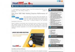 Can Linux SSD Web Hosting Improve Performance of Site? - SSD Drives guarantee superior and quick access to sites and web applications. Do you know why it is required and how it can boost your website performance on the internet? If not then know here in brief.