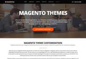 Magento Theme Customization services - Are you looking for the best and finest Magento Theme Customization services? You\'re at the right place. Magentax is here to offer cost effective Magento Theme Customization services across the globe. Magentax delivered more than 50,000+ projects in 10+ years.