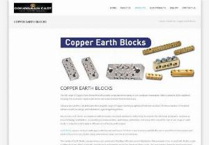 Copper Earth Blocks - We provide Brass Earthing Earth Bar Blocks which allows allow earth conductor termination or live conductor termination within fully insulated housing.