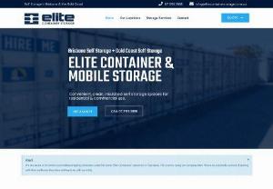 Storage Gold Coast - If you require storage Gold Coast,  look no further than Elite Container Storage. Our Gold Coast shipping container storage facility is protected by heavy security measures included 24/7 CCTV monitoring. Our prices are very affordable making us the perfect option for those looking for cheap storage gold coast and we pride ourselves on our customer service. Visit our website today for a quick storage quote!