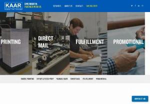 Printing, Fulfillment and Direct Mail Service | KAAR Direct - San Diego, CA - From digital to offset printing, Kaar Direct is your one-stop shop for fulfillment service, direct mail, print-on-demand and marketing service in San Diego.