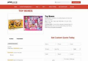 Toy Boxes for Kids,  Wholesale Toy Boxes Customized - Custom Toy boxes for kids at the discounted prices with free shipping all over the world. We serve you with free design assistance and custom quote 24/7