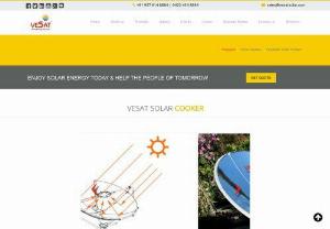 Parabolic Solar Cooker Manufacturers India - Parabolic Solar Cooker Manufacturers India The Parabolic Solar Cooker is curve shaped equipment hich absorbs sunlight from both sides into a central point,  which will have range of 90% solar energy.