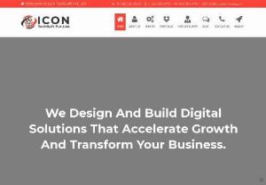 Icon Technology - Icon Technology introduces it self as one of the leading IT Solutions Company based at Gujarat,  India. Icon Technology is a one of the best IT services providing company in worldwide based in India with our activities related into online web application development,  customized software development as well as e-commerce solutions since past 4 years. Also provide many services like Web Hosting,  SEO, etc. It is the Fastest Growing IT Company in India.