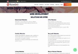 Web Application Development Services | RichestSoft - Get a responsive website design with best website development technologies at RichestSoft. Web development is not merely about coding and implementation. All the other factors are equally important as the coding.