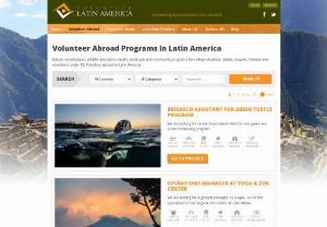 Volunteer Abroad - Find volunteer abroad programs in Central and South America with little or no fees.
