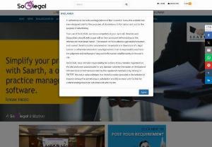 Welcome to SoOLEGAL | Lawyers and Law Firms at one place - Socially Optimized Legal Directory for Advocates and Law Firms. Ideal place for advocates,  Advocate and Law Firms to show case their work and professional achievements and attract more clients.