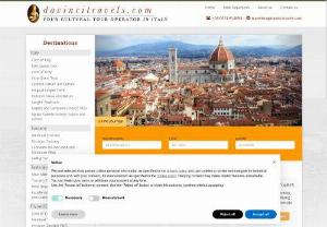 Italy Travel Boutique - Presents the tailor made and package tours of Tuscany,  Sicily and other places in Italy and Europe: tour description with images,  prices and online request form.