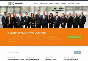Home - Kabateck LLP - Our firm values every one of our cases equally and does everything in our power to help our clients get what they want. We are committed to your success.