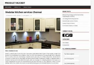 Modular Kitchen Chennai - Grab best Modular kitchen services in Chennai with Productbucket. Get U shaped,  L-shaped and island Modular kitchenette designs at best prices.