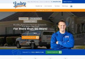 Lindsey Pest Services - We specialize in eliminating pest infestations from homes and businesses in Jacksonville,  FL and surrounding areas,  using the most modern pest control techniques and environmentally safe applications.