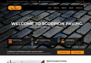 Brick Pavers Paving Services in Perth - For Professional quality paving talk to us here at scorpion paving,  with over 10 years experience we can deliver the finest quality paving to any home. You supply the vision and we\'ll do the rest from 20$ a square mitre!