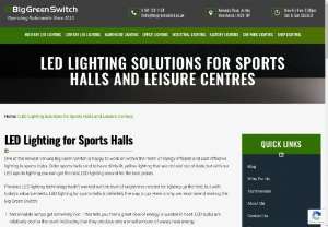 LED Suppliers for Sports Halls - Solar for Sports Clubs you\'ve got a long-standing lighting solution and it will highlight how much you lose through heat. Find out more at Big Green Switch.