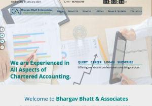 Audit services in Ahmedabad - Bhargav Bhatt & Associates for account & audit in ahmedabad,  audit services in Ahmedabad,  tax consultants in Ahmedabad,  service tax in Ahmedabad