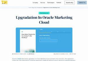 Upgradation In Oracle Marketing Cloud - Recently,  Oracle declared an upgradation in Oracle Marketing Cloud as industry-first innovations to change the whole processes of interaction.