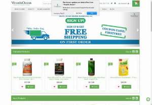 Buy Vitamins and Health Supplements Online | VitaminOcean - Great place to buy discount health products for men,  women and kids. Free Shipping on weight loss products,  natural baby care products at Vitamin Ocean.