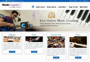 Online Music Academy for Instruments and Vocal - Legato Music Academy is an e-learning academy, which provides systematic study in PIANO, KEYBOARD, GUITAR, Carnatic Vocal, Carnatic Keyboard, Music Thoery and many more