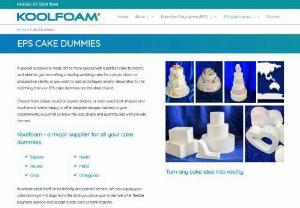 Custom Made Polystyrene Cake Dummies| Koolfoam - Cake dummies are a great alternative for photo shoots, display cakes or to practice your cake decorating skills. Call Koolfoam, the EPS manufacturers.