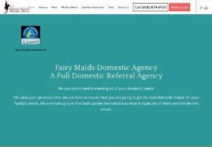 Fairy Maids Domestic Agency - Maid services house cleaning is very similar to housekeeper services. A maid\'s main responsibility is to do a general household cleaning. Fairy Maids Domestic Agency provide Oak Park maid service also in Westlake Village,  Malibu,  and other nearby cities for all levels of households.
