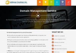 Domain Management Service - Wibman offers all domain management service like: domain registrations,  renewals,  updates,  corrections,  domain expiry,  resale & DNS updates etc. In India.