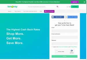 Lemoney,  LLC - Lemoney,  LLC is one of the best cashback websites where you can earn cashback from purchases. Invite your friends,  create a community and earn money whenever a member of your network shops online.