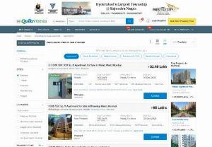 Apartments for sale in Mumbai - Find Homes within your budget. Visit QuikrHomes for property details,  specifications,  plans and images