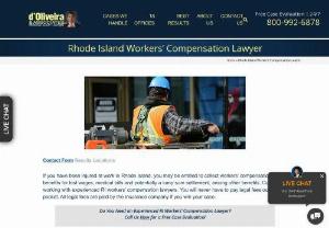 RI Workers' Compensation Lawyer | d'Oliveira & Associates - Can you no longer work due to a serious injury? Call the RI workers' compensation lawyers of d’Oliveira & Associates will get the benefits you deserve.