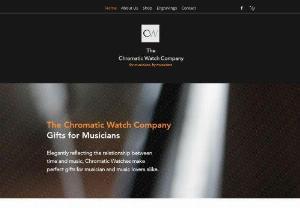 Gifts for Saxophone Lovers - Chromatic Watch Company has been selling unique time pieces gifts for musicians,  guitar,  piano,  flute player,  cello,  trumpet and saxophone lovers around the world for more than 30 years. Watches are available in men\'s or ladies\' sizes and in gold or silver.