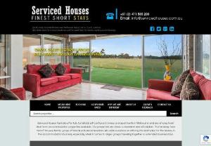 SERVICED HOUSES (finest short stays) - Serviced Houses - Managed by First Stirling Pty Ltd. Serviced Houses are market leaders in fully furnished short term house accommodation in Melbourne and Sydney. First Stirling Property Management have been providing furnished houses in Melbourne and Sydney for many years and pride themselves on having the highest quality furnished properties for every taste and budget in Melbourne and Sydney.