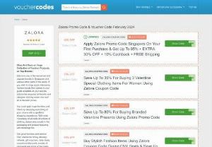 Zalora Voucher Codes - Zalora is a leading and growing online shopping destination for fashion products under one umbrella.